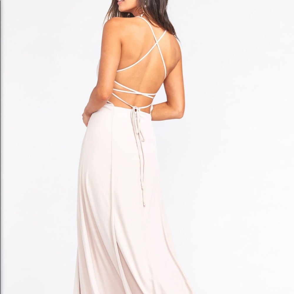 SHOW ME YOUR MUMU- The Godshaw Goddess Gown bridesmaid dress